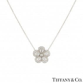 Tiffany & Co. Garden Flower Necklace 1.86ct G+/VS+